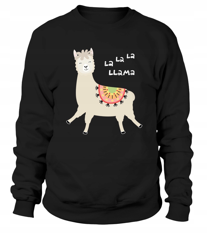 Dámská Mikina La La La Llama M, černá