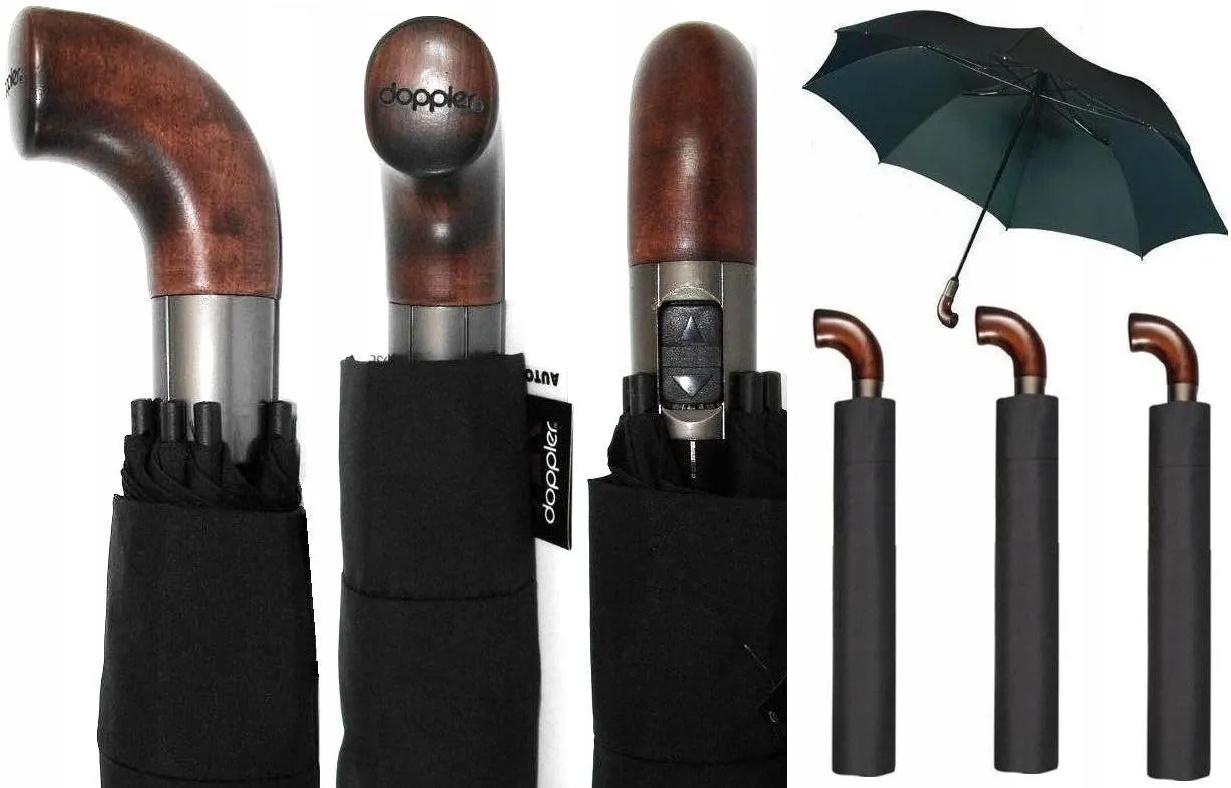 duży parasol MAGIC XXL DOPPLER 2*automat WŁÓKNO AUSTRIA Wzór dominujący bez wzoru