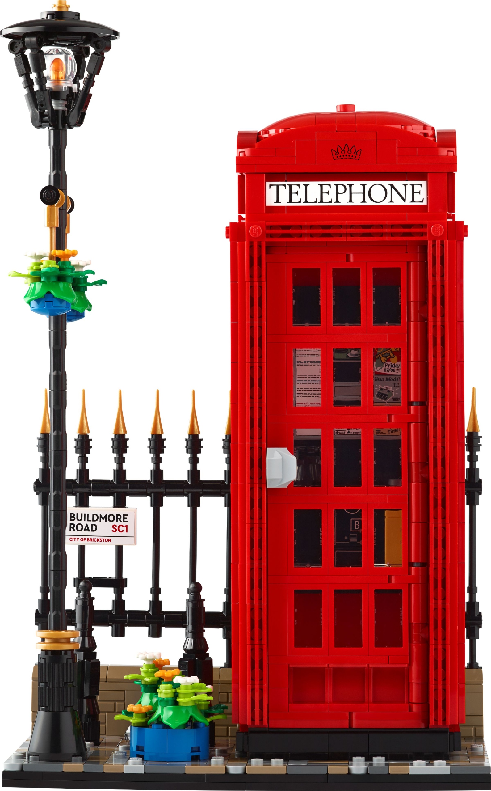 LEGO IDEAS 21347 CZERWONA LONDYŃSKA BUDKA TELEFONICZNA 18+ NOWA Marka LEGO