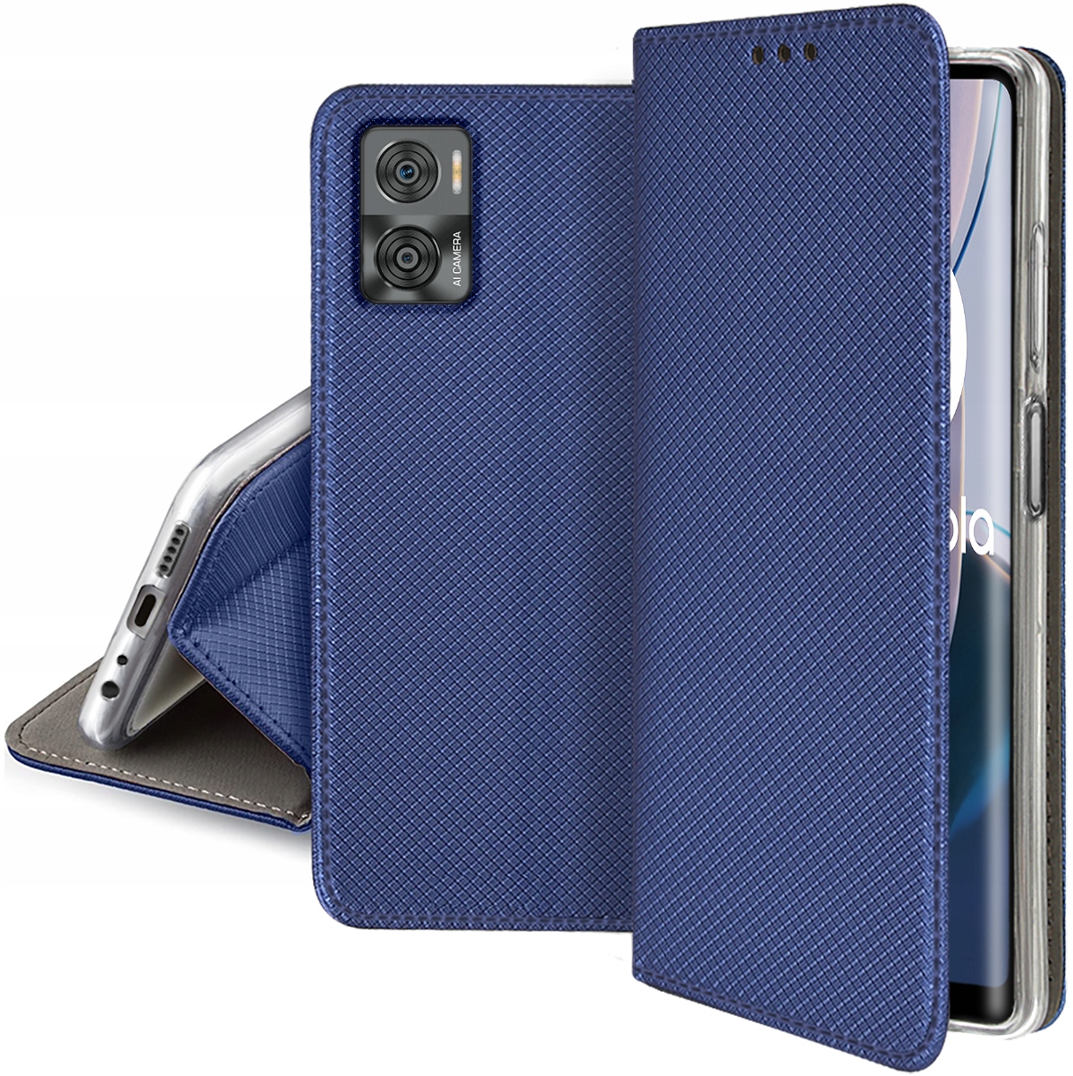 Etui do Motorola Moto E22 E22i SMART MAGNET +SZKŁO Kod producenta SMART_MAGNET_CASE_D58A
