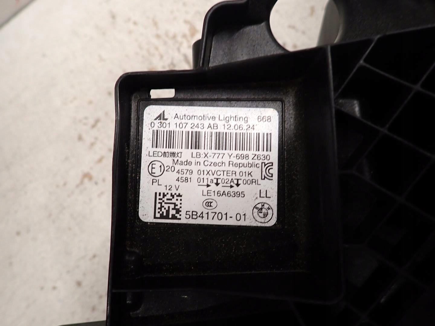 light front front left BMW Z4 G29 2018- FULL LED 5B41701-01