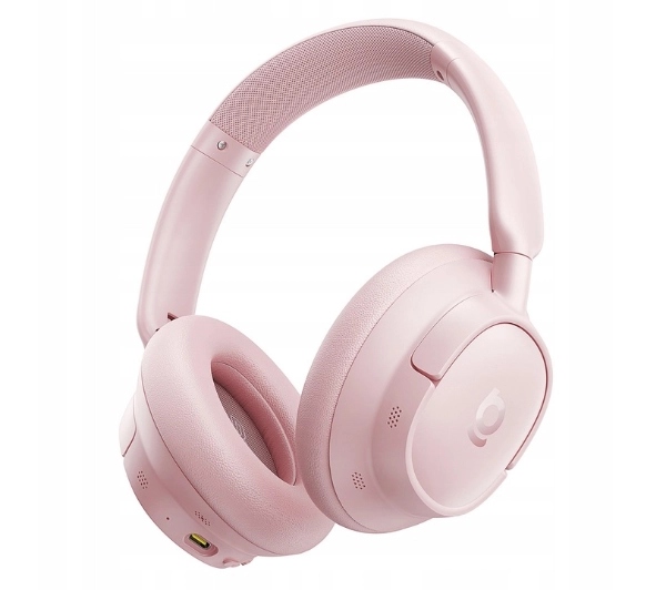 Słuchawki bezprzewodowe Baseus BH1 Nc Nauszne Bluetooth 6.0 Różowe