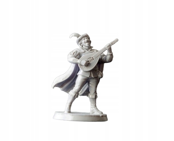 Figurka Rpg Śpiewający Bard z lutnią Pathfinder D&D Warhammer 32mm Druk 3D