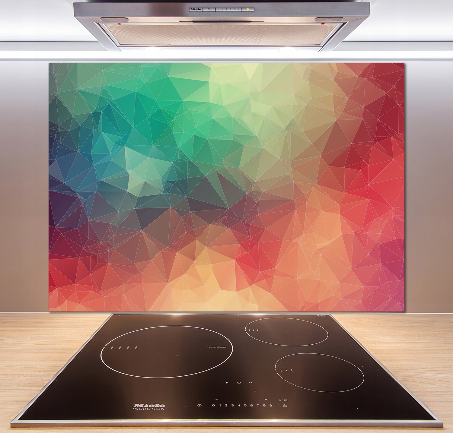 

Panel do kuchni Geometryczne tło 100x70 cm + Klej