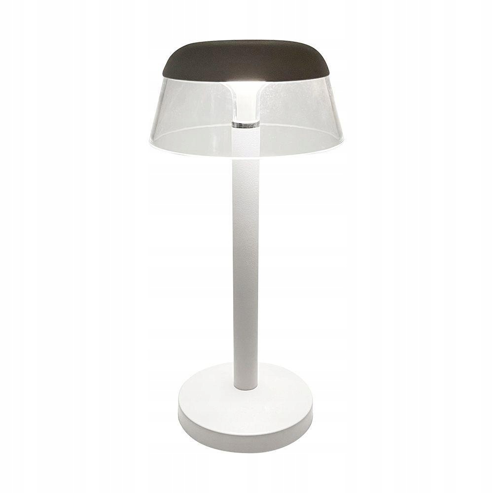 V-tac Stolní noční lampička 3W Led 28cm nabíjení Usb, stmívatelná, bílá