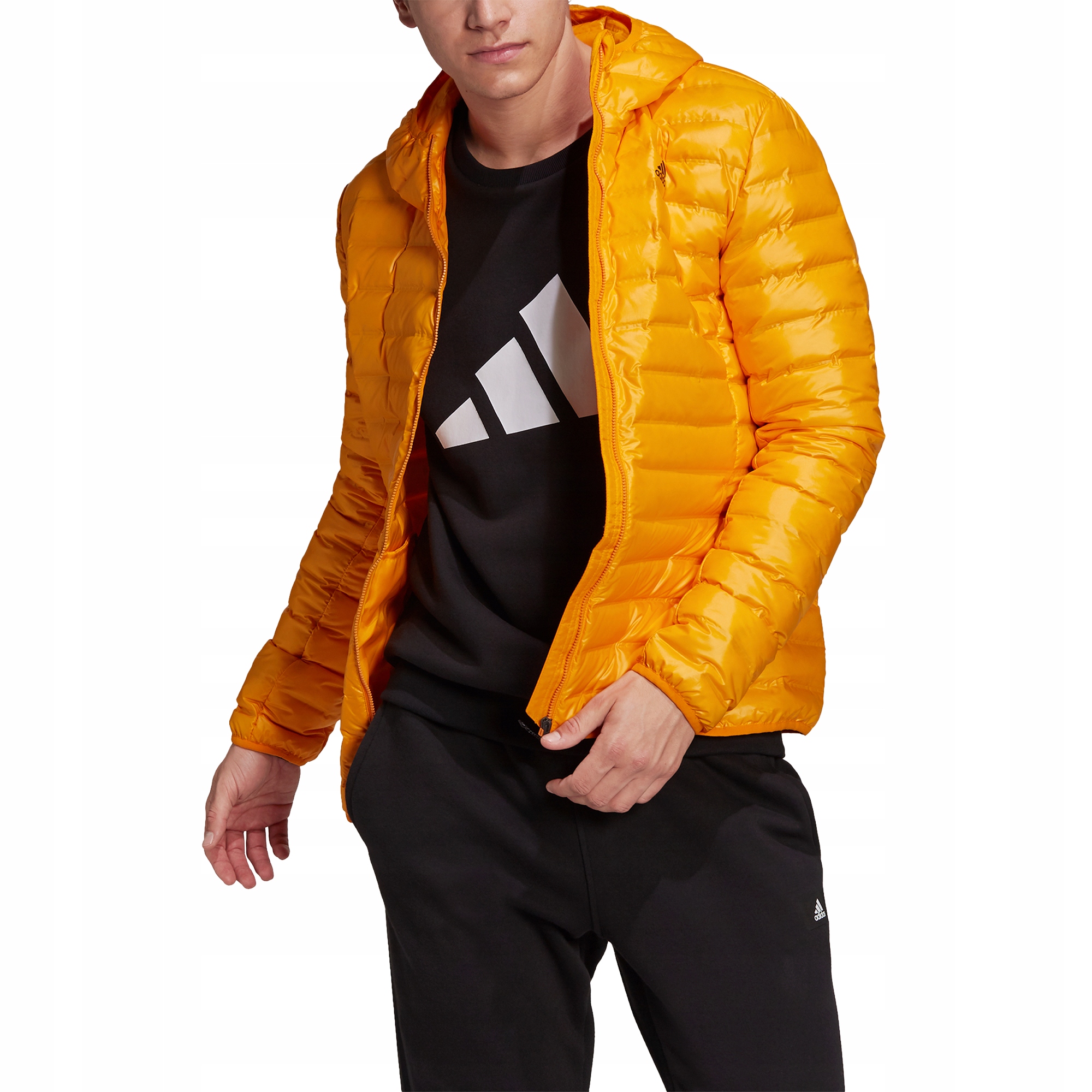 kurtka męska adidas jesienna zimowa r M GT9215 puchowa