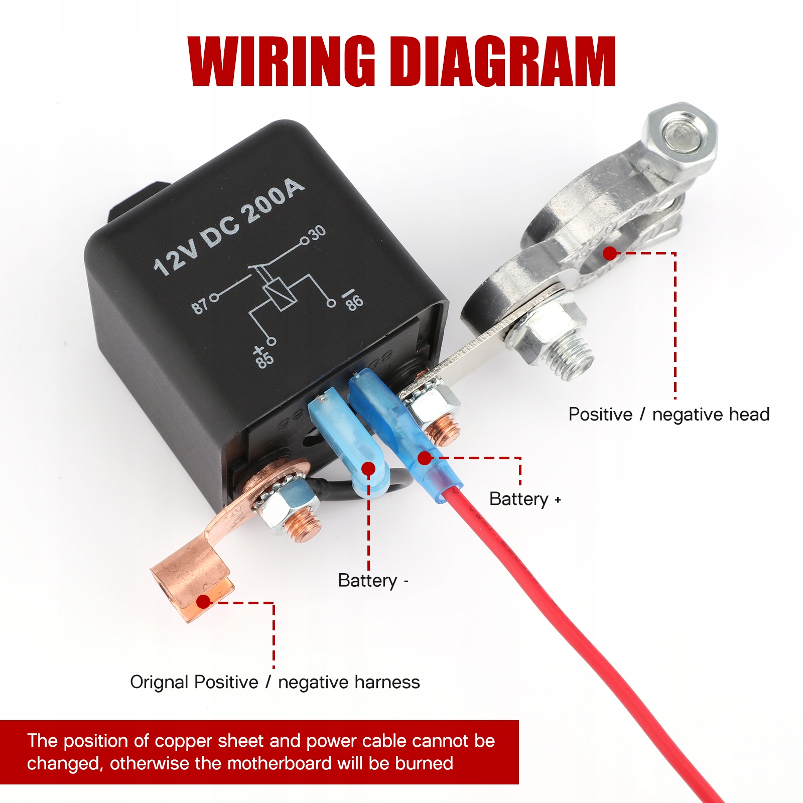 Zdalny wyłącznik akumulatora Waga produktu z opakowaniem jednostkowym 1.01 kg