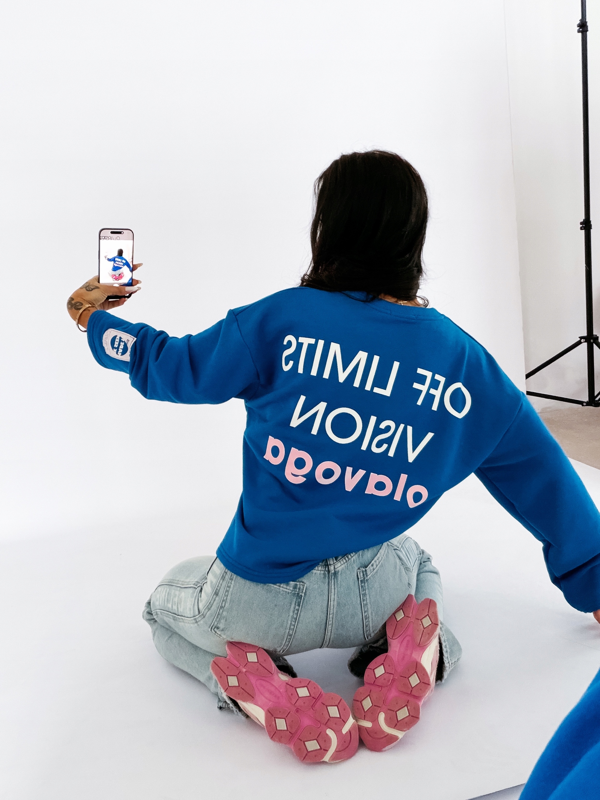 Mikina Urban Royal Olavoga Modrá Univerzální