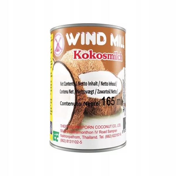 

Mleko kokosowe mleczko 165ml Wind Mill