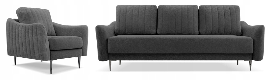 Sada Latina Dress Me 18, pohovka s funkcí spaní, křeslo šenilová Výrobce Pl