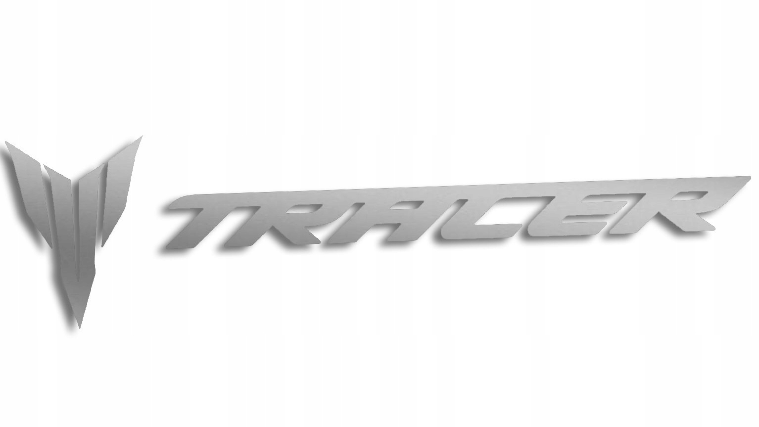 

Wycinana naklejka Yamaha Tracer srebrna