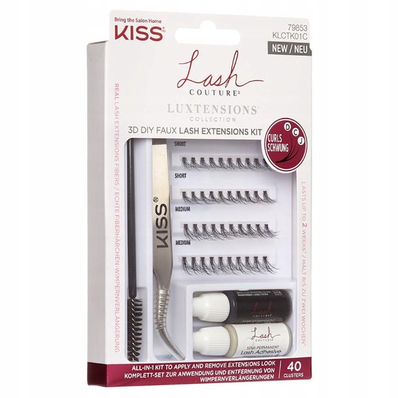 Umělé řasy Kiss Lash Couture Luxtensions Faux