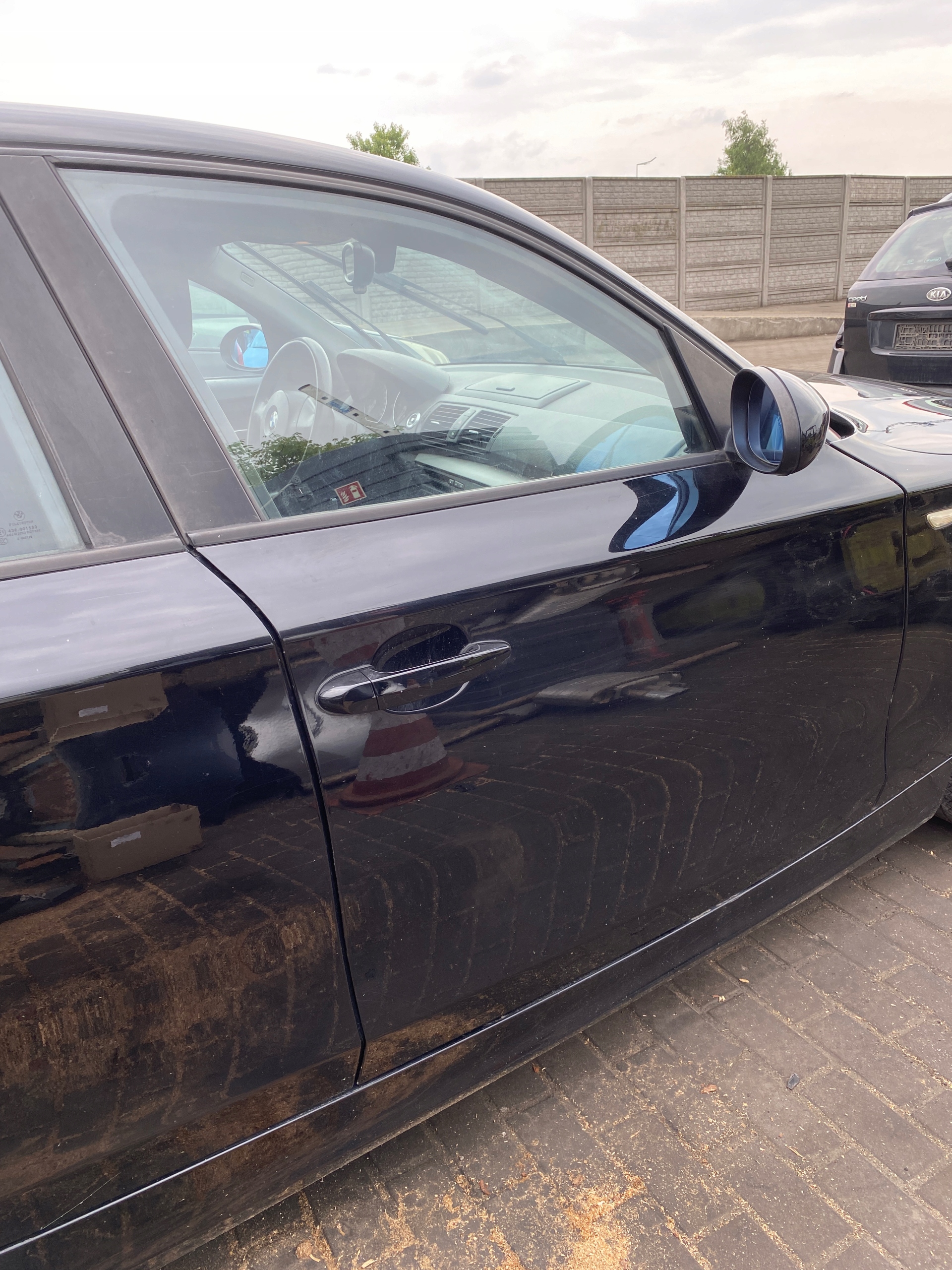 door right front front BMW 1 and E87 07-11 SCHWARZ 2 668/9