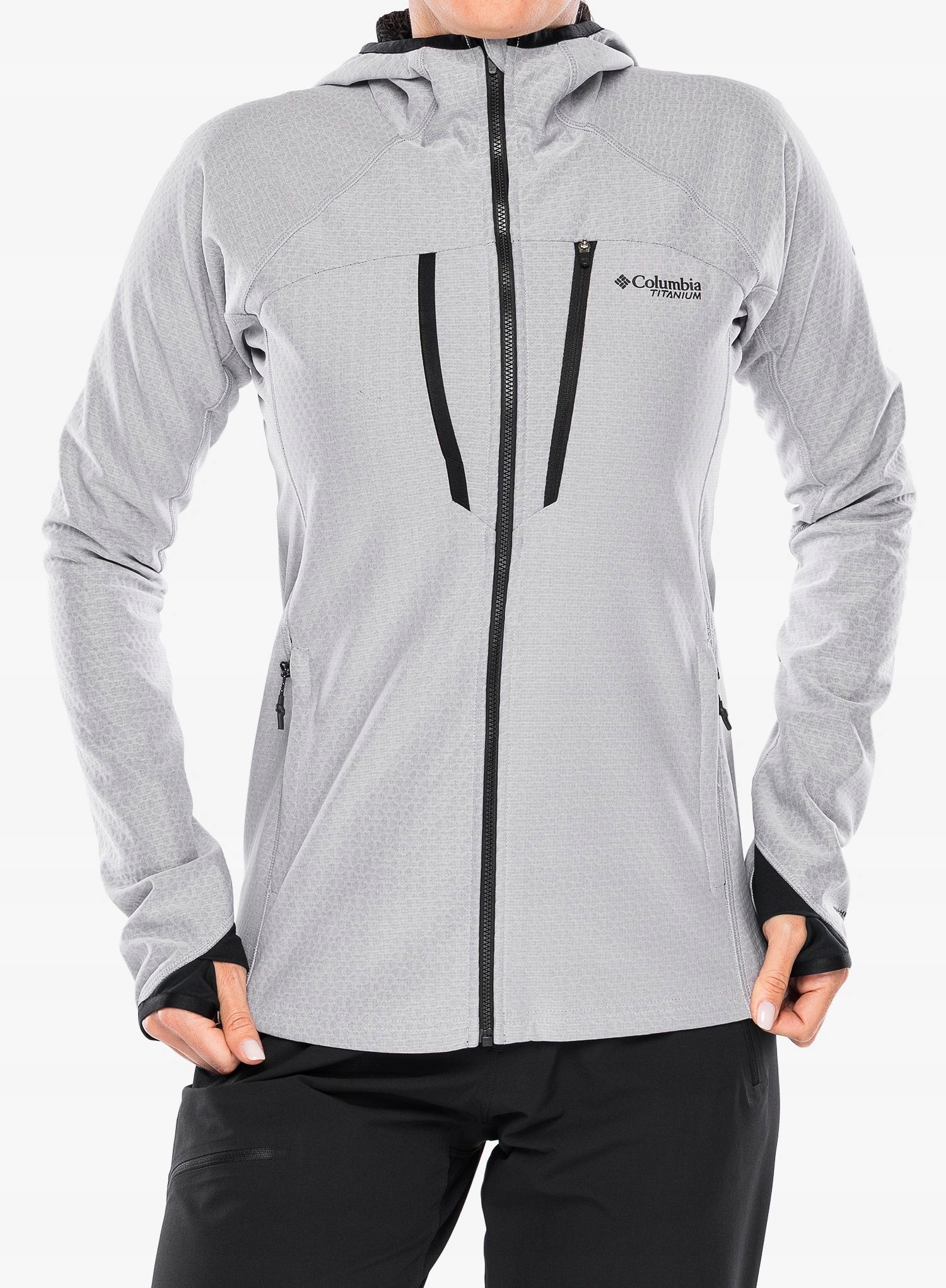 Dámská bunda Columbia Arctic Crest Bonded Full Zip lavender/black Xs