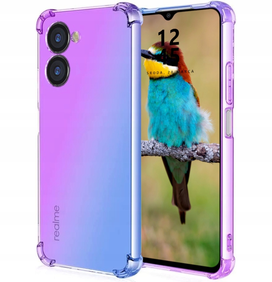 

Etui Mieniące Aurora-shock Do Realme C33 Szkło