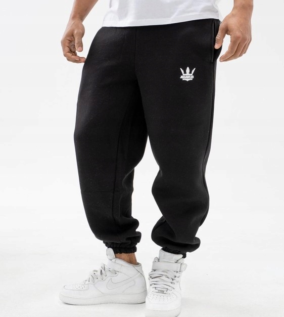 Spodnie Dresowe Jigga Wear Regular Smaill Czarne m.10 roz. XXL