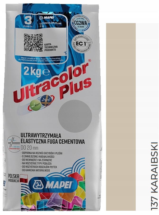 MAPEI FUGA Ultracolor Plus 137 KARAIBSKI 2kg