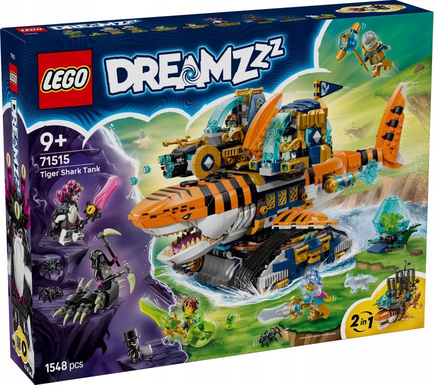 Lego Dreamzzz Žraločí Tank Tygrí Sada Kostek 71515
