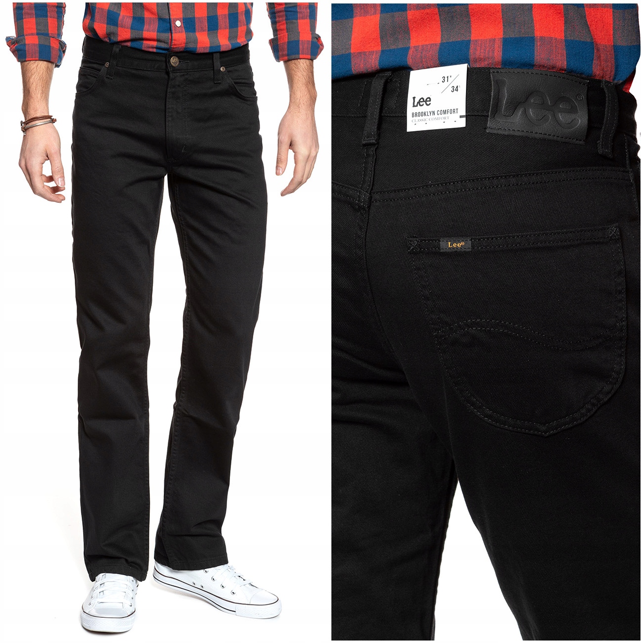 

Lee Brooklyn Comfort Męskie Spodnie Jeansy W34 L32