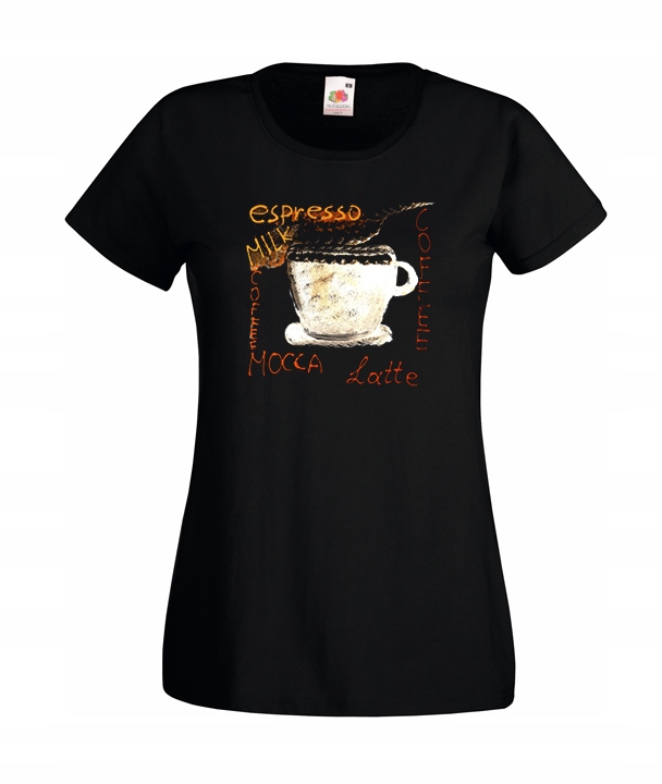 

XL Koszulka Damska Kawa Coffee Espresso Latte