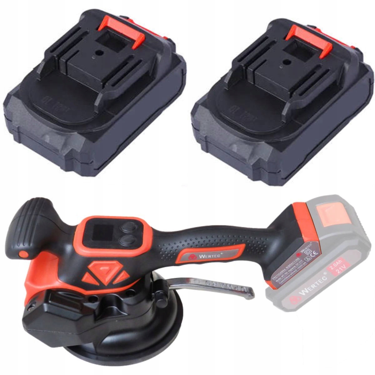 Přísavka přísavka Wertec WT-760 2 x Aku 2A 21V