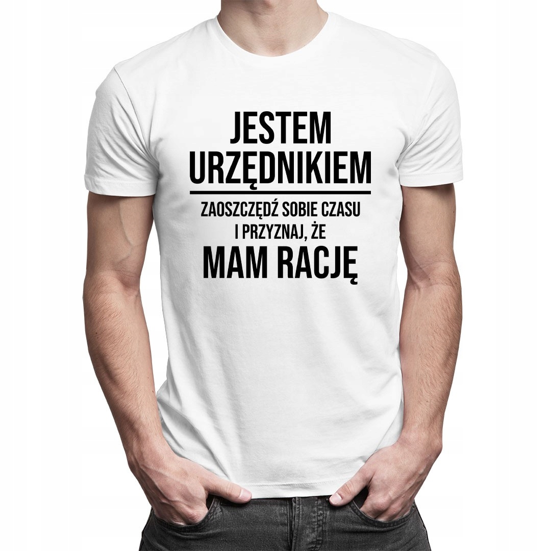 

Męska koszulka - prezent dla urzędnika