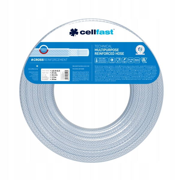 Cellfast 20-241 Wąż techniczny zbrojony 12,5x2,5mm 25 m
