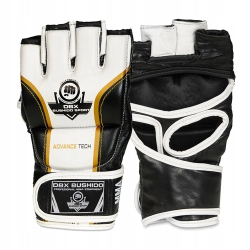 Rękawice Do Mma Sparingowe Chwytne Krav Maga Skóra Grapplingowe Bushido L