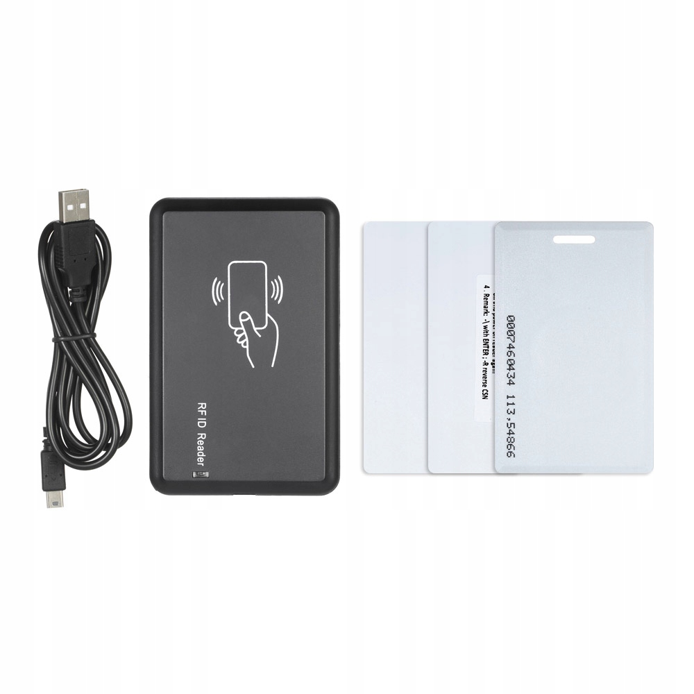 Čtečka Karet Rfid 125 Khz A 13,56 Mhz Mifare Konfigurovatelná Usb