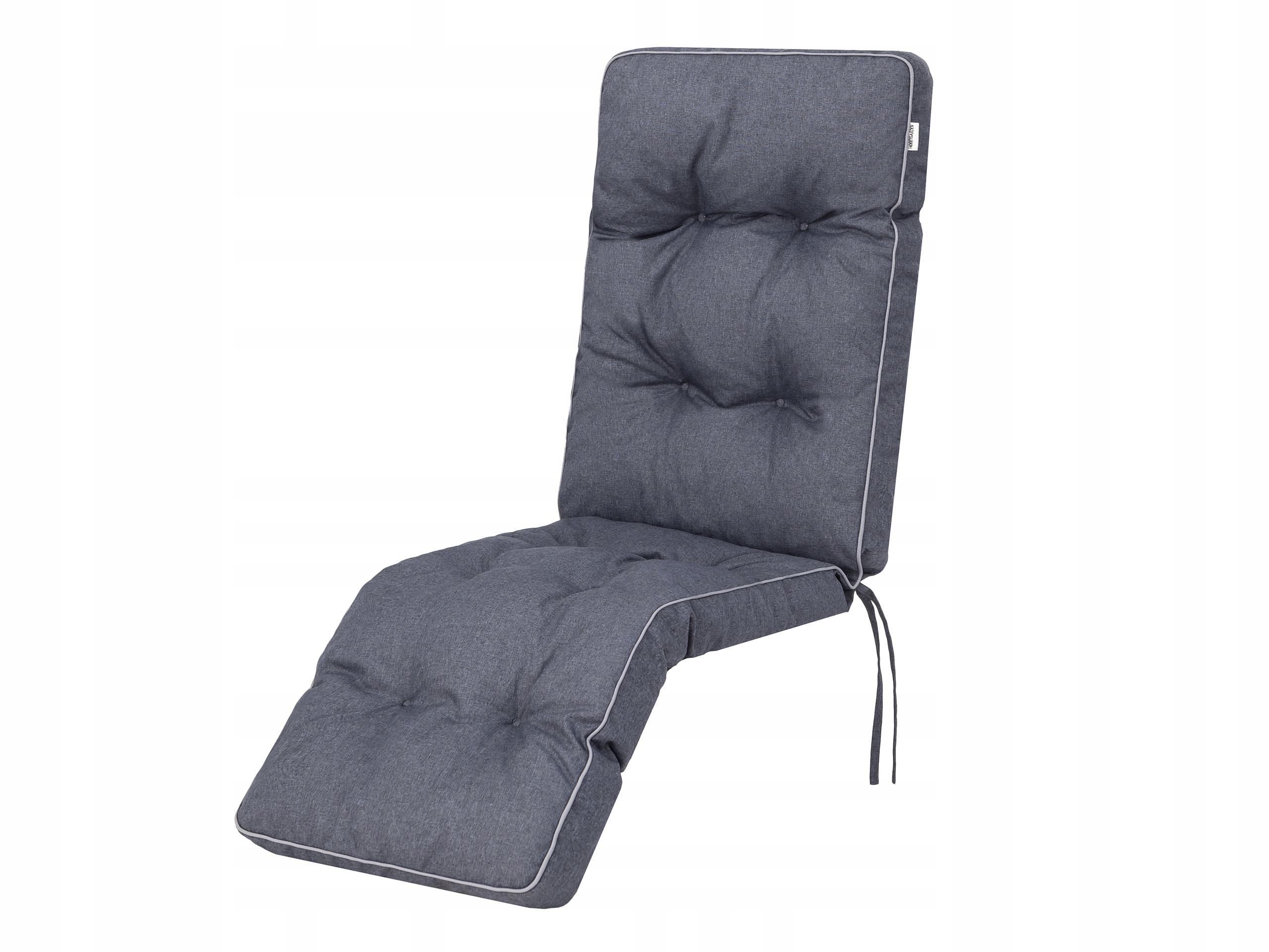 Polštář na zahradní židli s opěradlem, polštář na lehátko, voděodolný