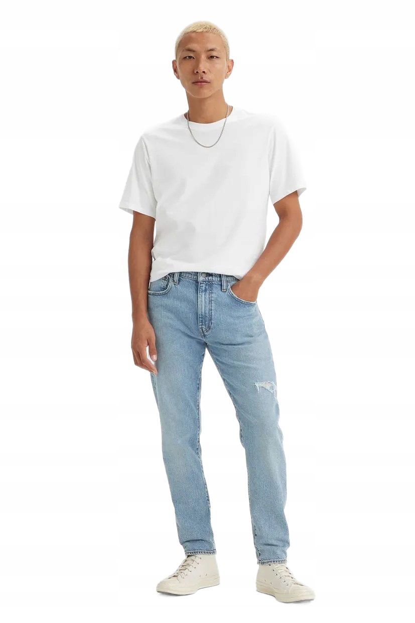 Levi's Pánské Džíny Jednoduché Modré Z Bavlny A Lyocellu 31/34 6BA