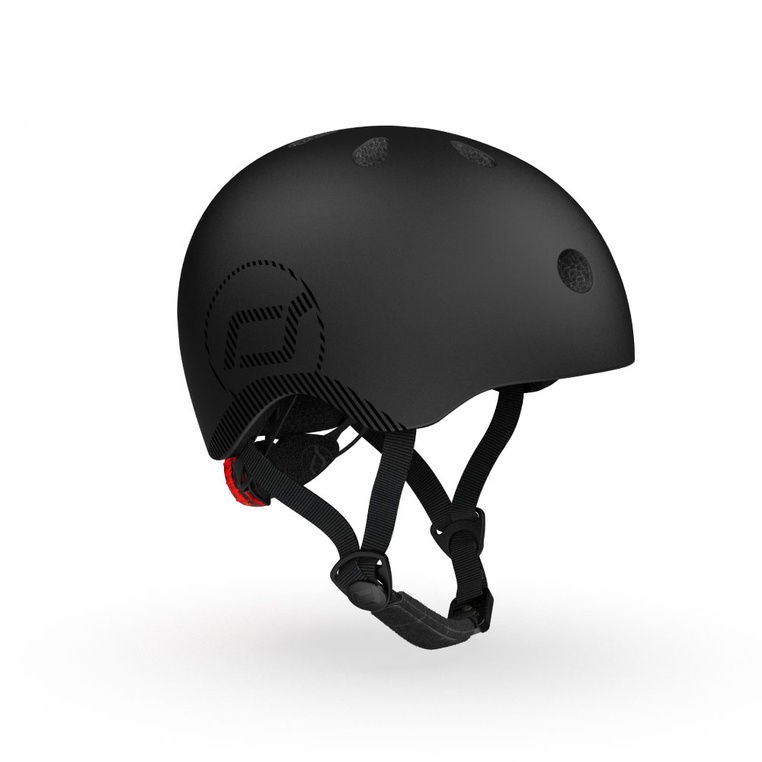 Scootandride Kask M-L dla starszych dzieci i nastolatków Black