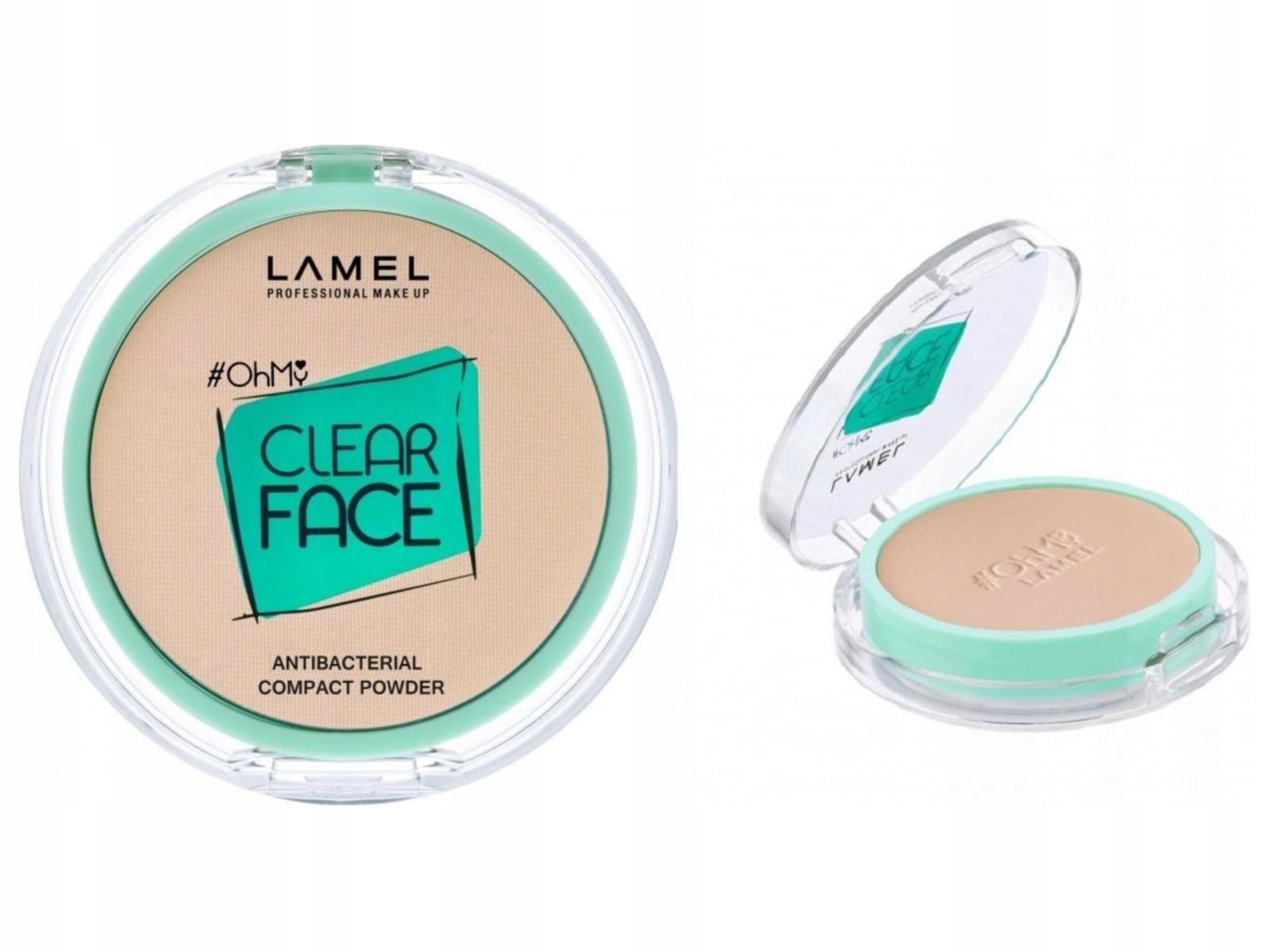 LAMEL OhMy Clear Face Puder kompaktowy antybakteryjny nr 401 6g