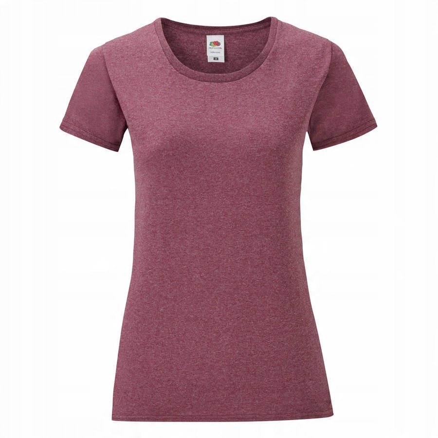 

Koszulka damska T-shirt Iconic burgund.melanż Xs