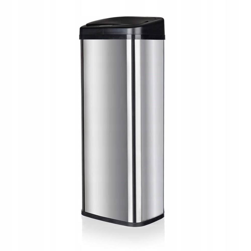 Levně Koš odpadkový bezdotyk.SENZO 50l obdélníkový nerez+ plastový