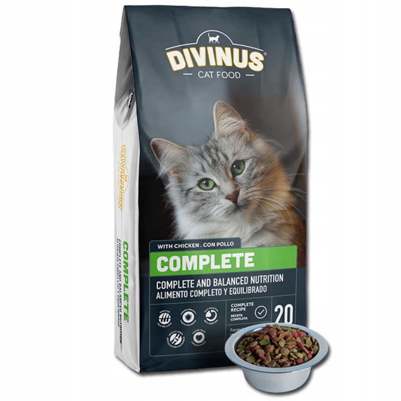 Divinus Cat Complete Krmivo pro dospělé kočky 20 kg