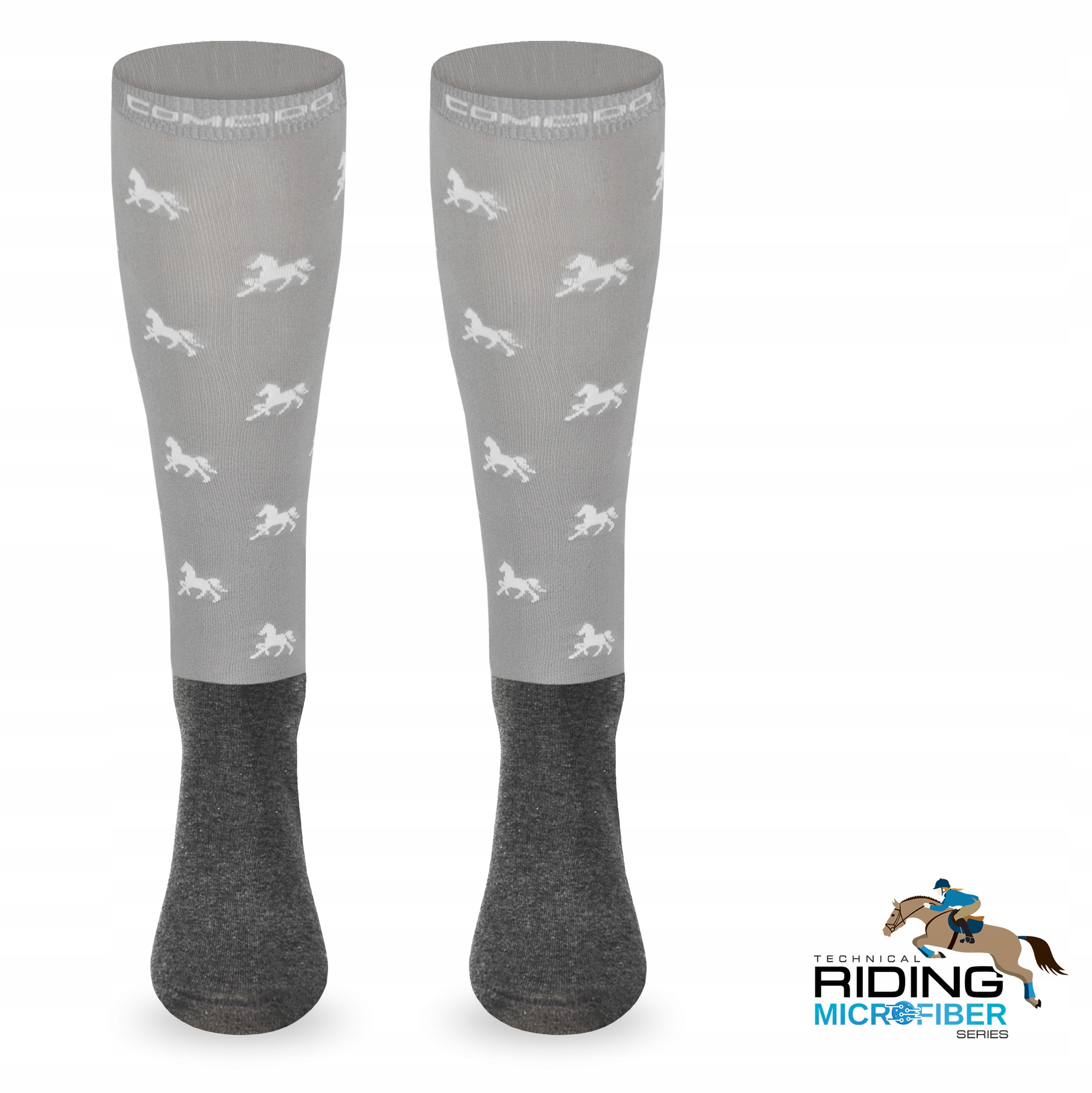 Podkolanówki do jazdy konnej SPJM z mikrofibry Rozmiar 31-34