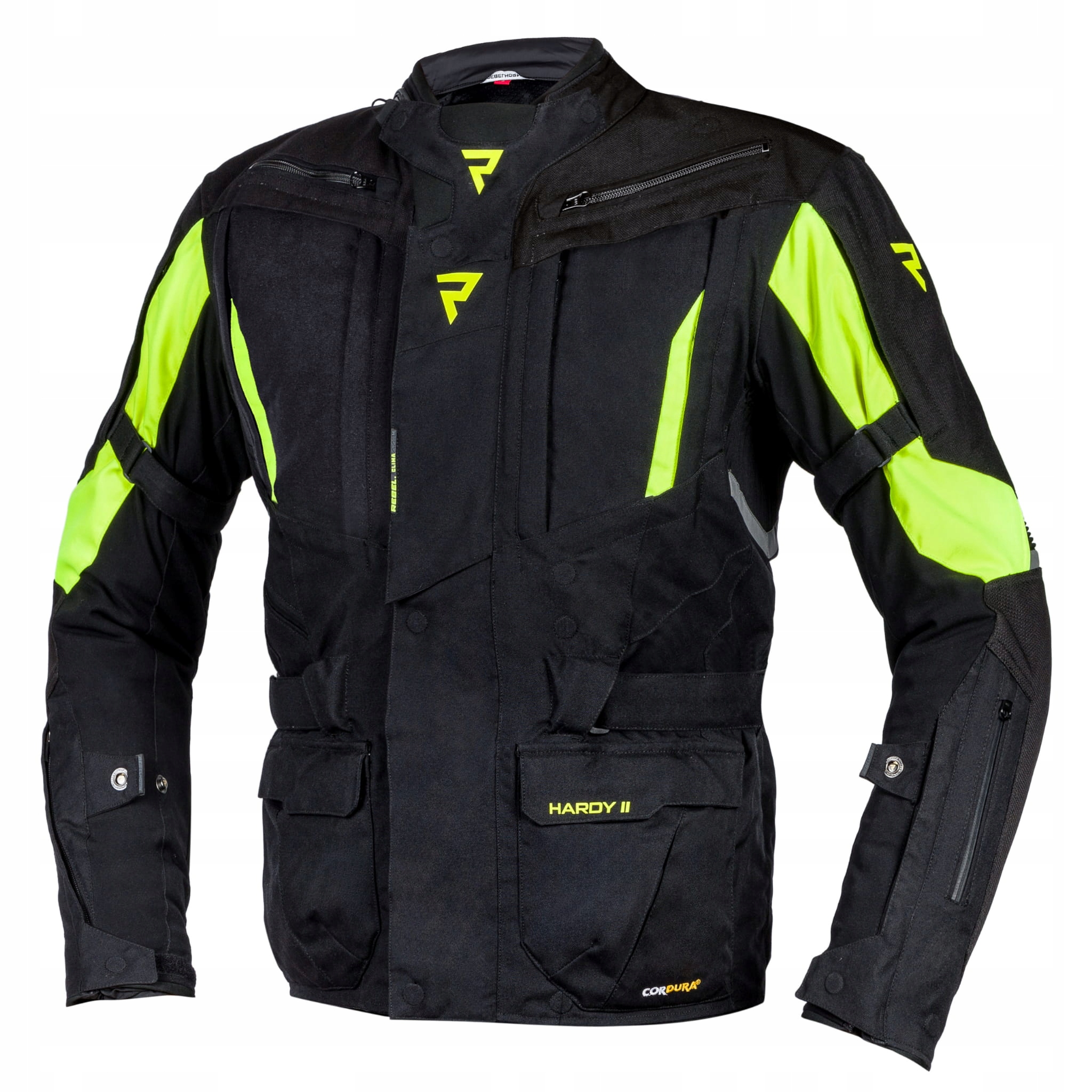 Bunda Rebelhorn Hardy II Black/flo Yellow