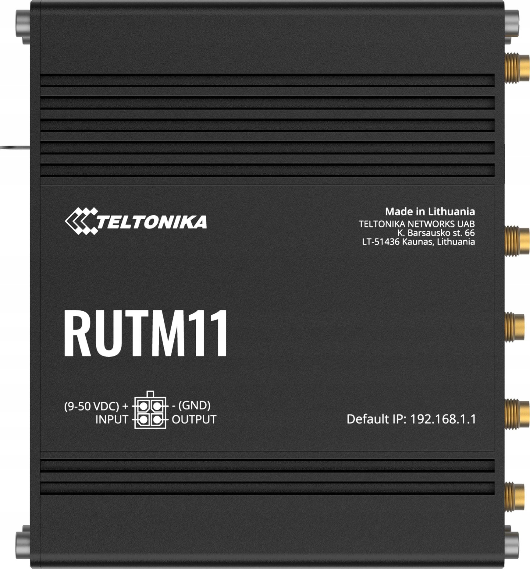 Teltonika RUTM11 průmyslový router 4G Lte (RUTM11000000)