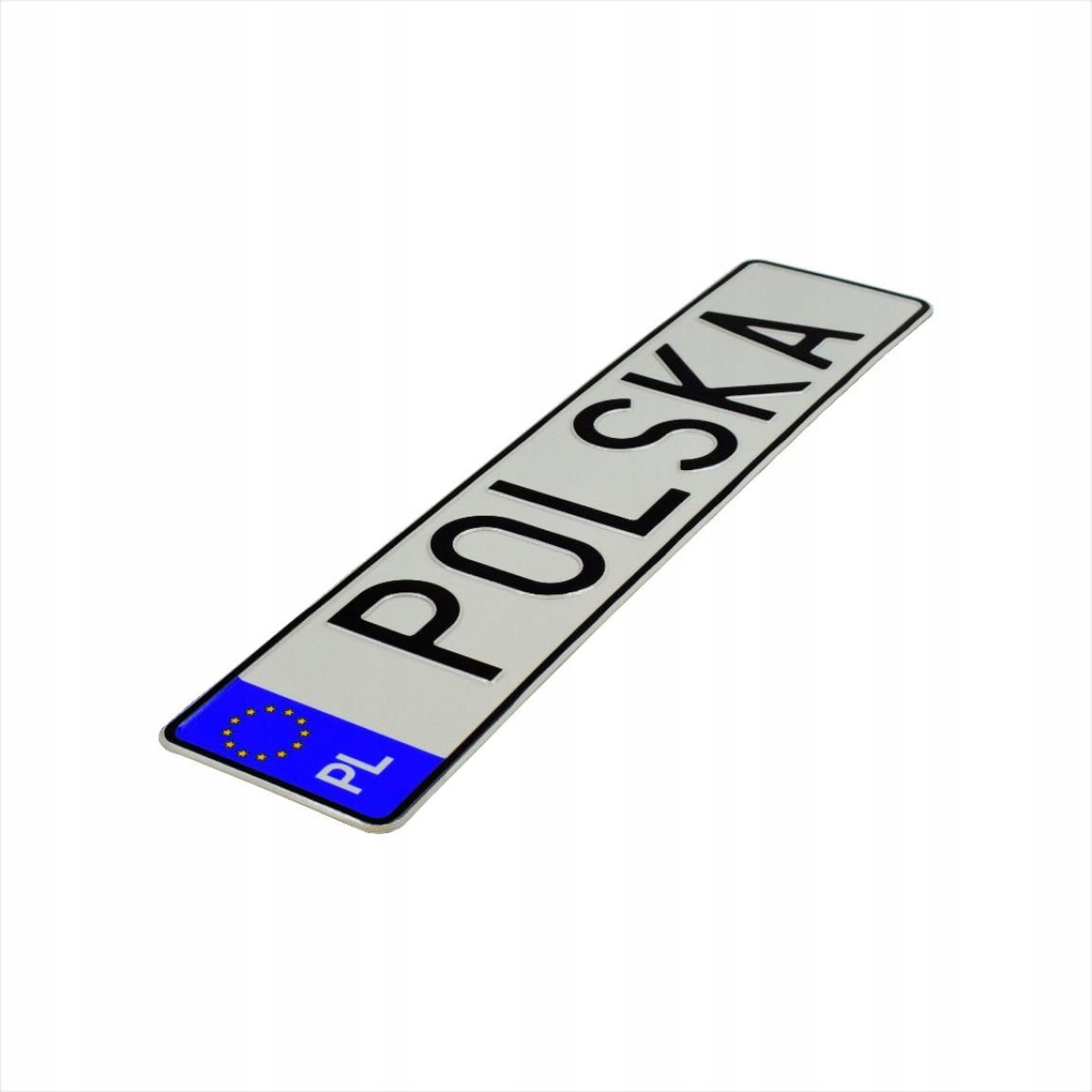 Tablica POLSKA aluminiowa tłoczona