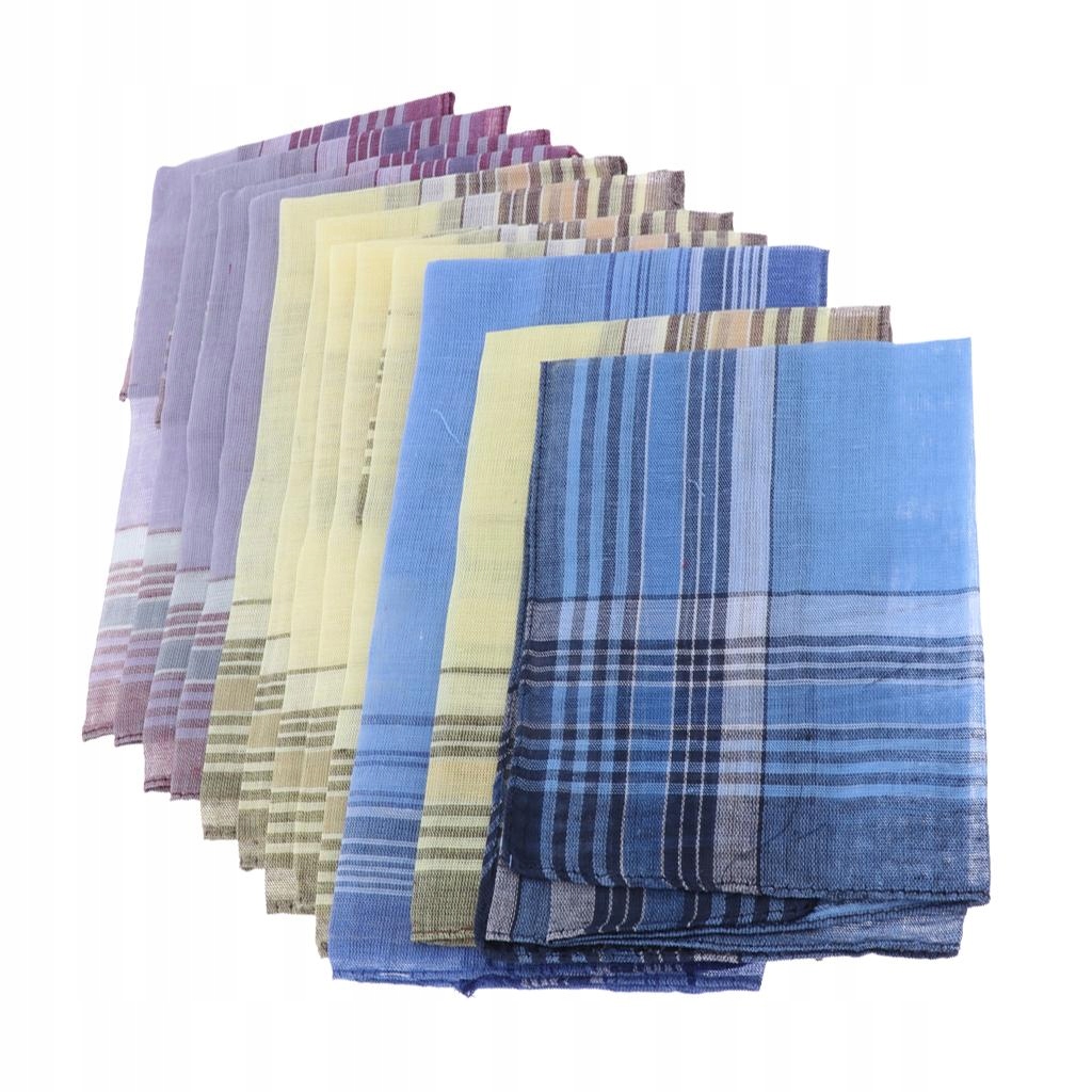 24Pack Plaid Pattern Pocket Materiał dominujący inny