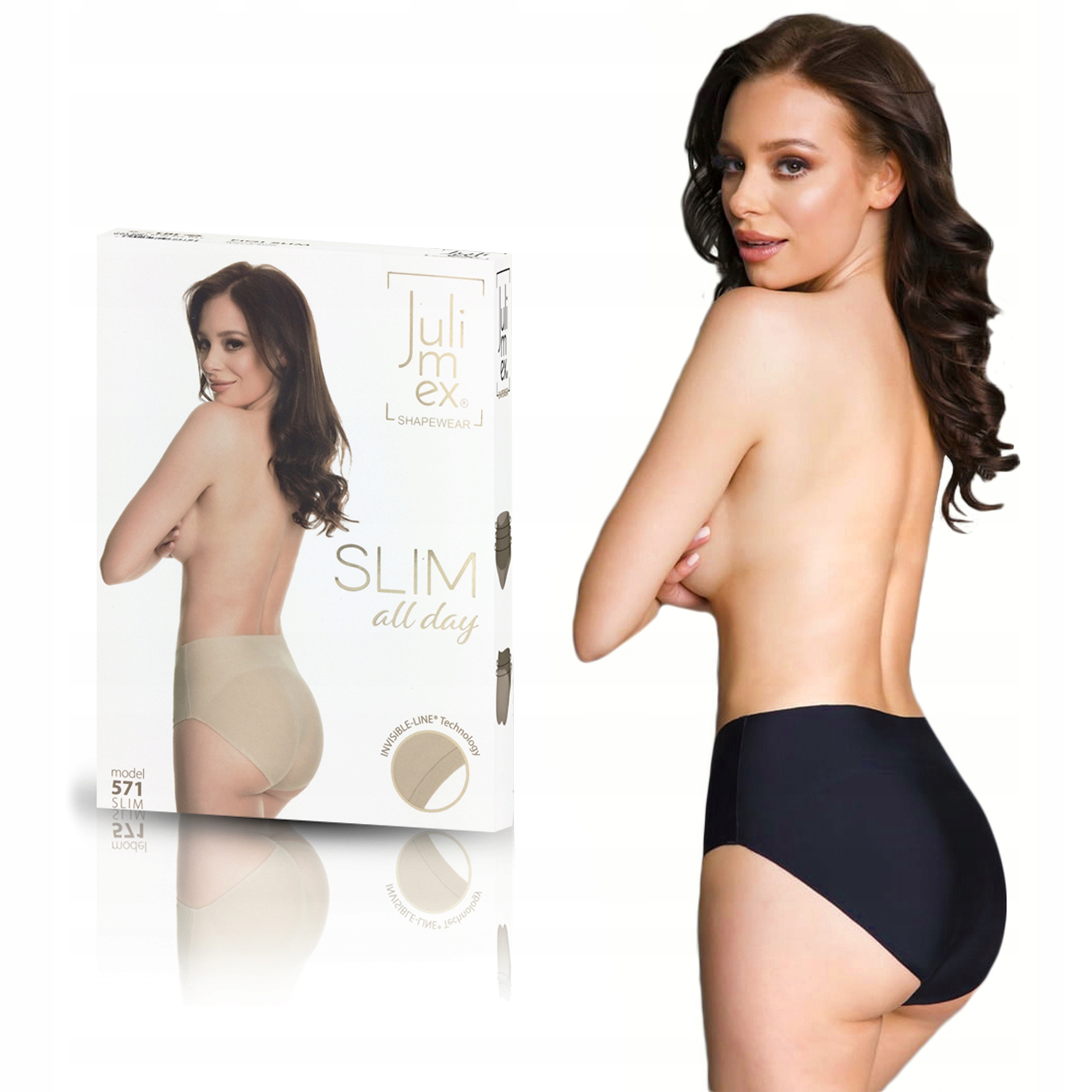 

Figi Slim 571 czarne wyszczuplające Julimex S