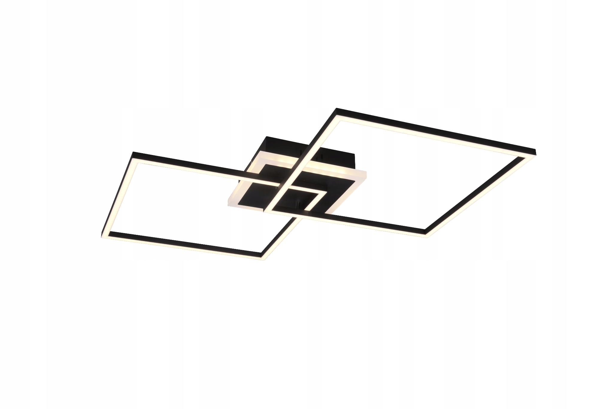 Led stropná lampa štvorcové moderné čierne Rl