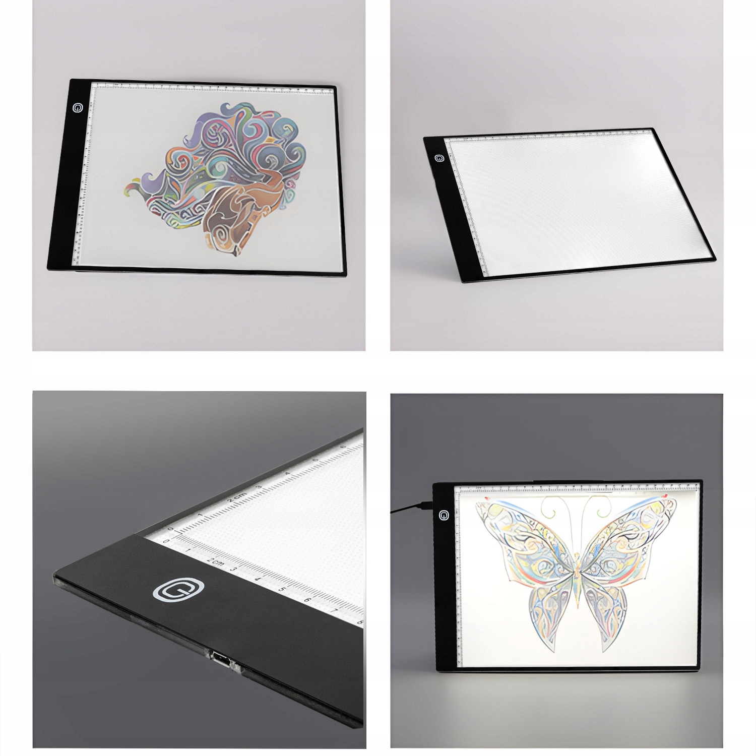 Podświetlana Deska Tablica Kreślarska Tablet Graficzny do Rysowania LED A4 Kod producenta LED PRZENOŚNA DO RYSOWANIA SZKIC KALKA