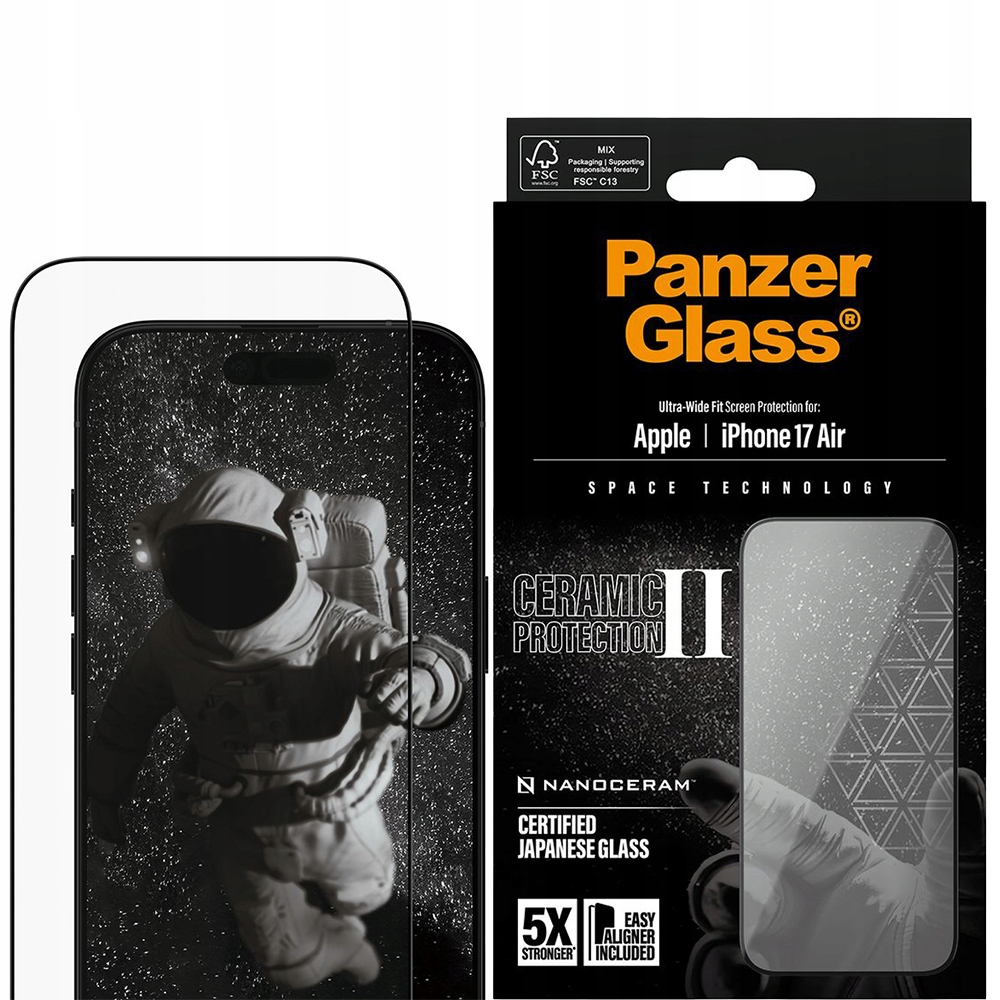 Ochranné Sklo pro iPhone Air, odolné tvrzené sklo PanzerGlass , 9H