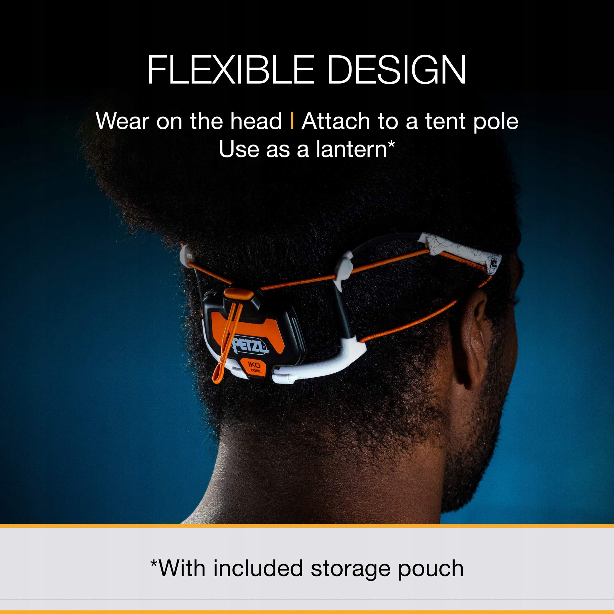 PETZL Czołówka IKO CORE 500 Lumen Czarna Z Akumulatorem CORE — miniatura 6