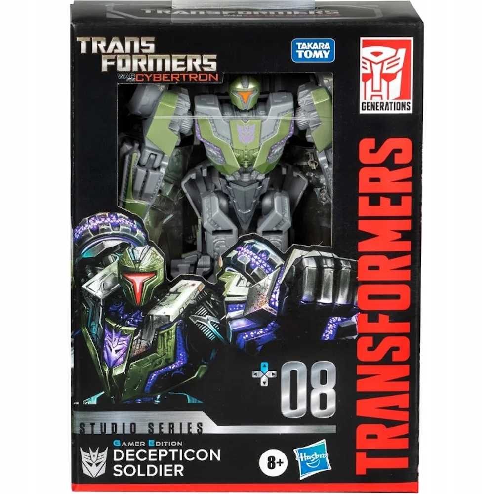 TRANSFORMERS WAR FOR CYBERTRON STUDIO SERIES TOMY DECEPTICON SOLDIER 08