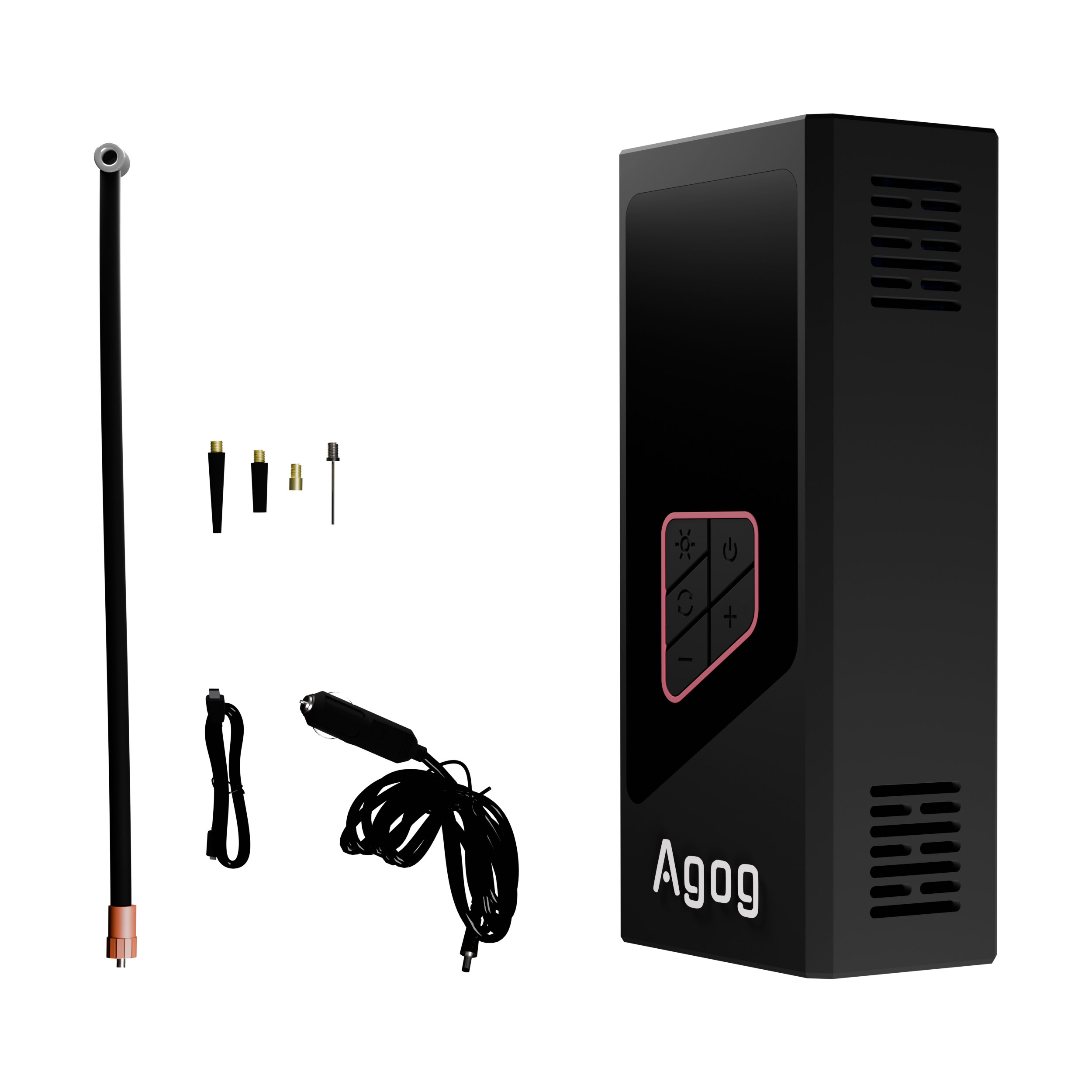 Přenosný Mini Kompresor Do Auta, Led Powerbanka, Akumulátorová Baterie