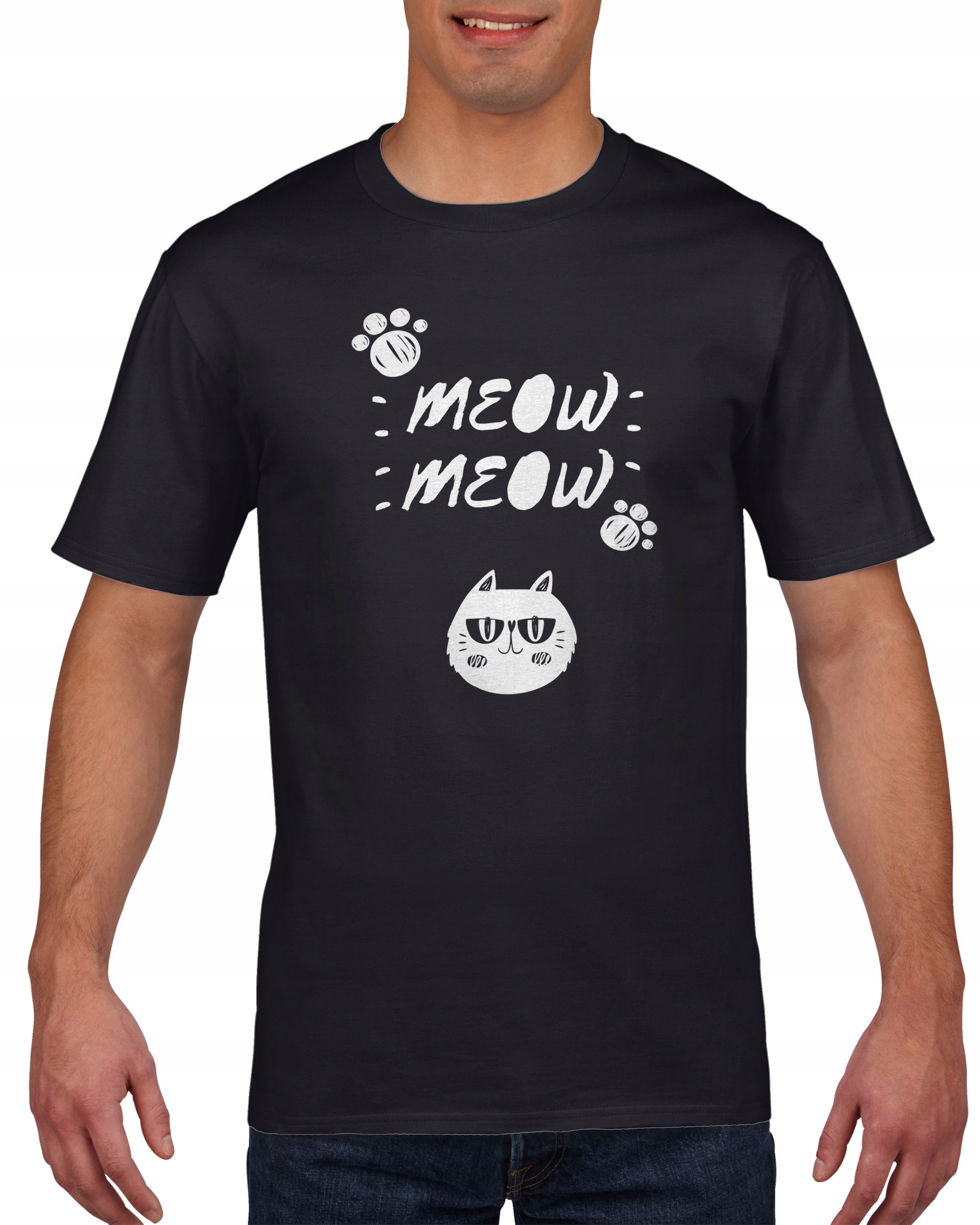 

Koszulka męska Kot meow meow XXL