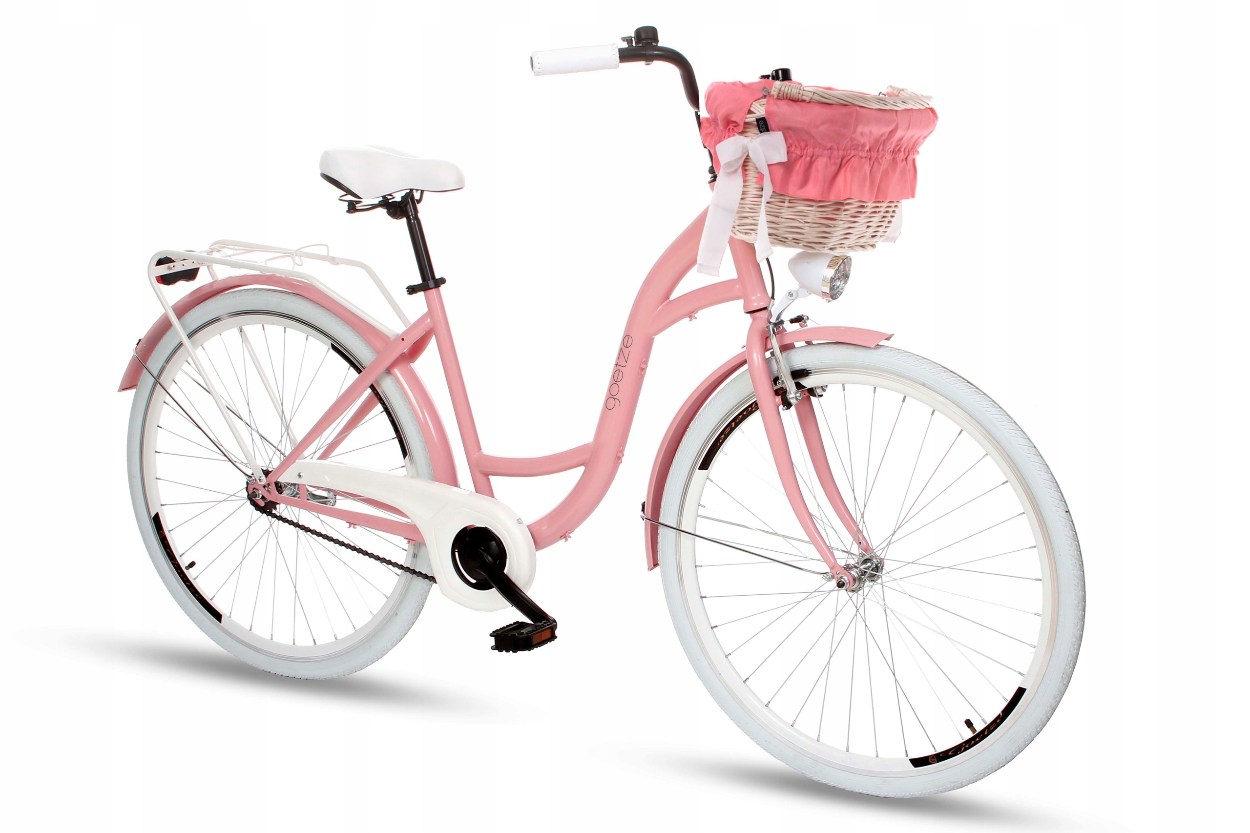 DAMSKI ROWER MIEJSKI 28 LEKKA DAMKA Goetze KOSZ Marka Goetze